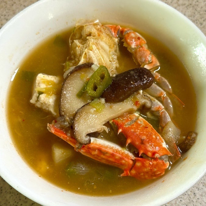 냉동 꽃게 된장찌개, 시원한 해물 된찌 끓이는법 레시피