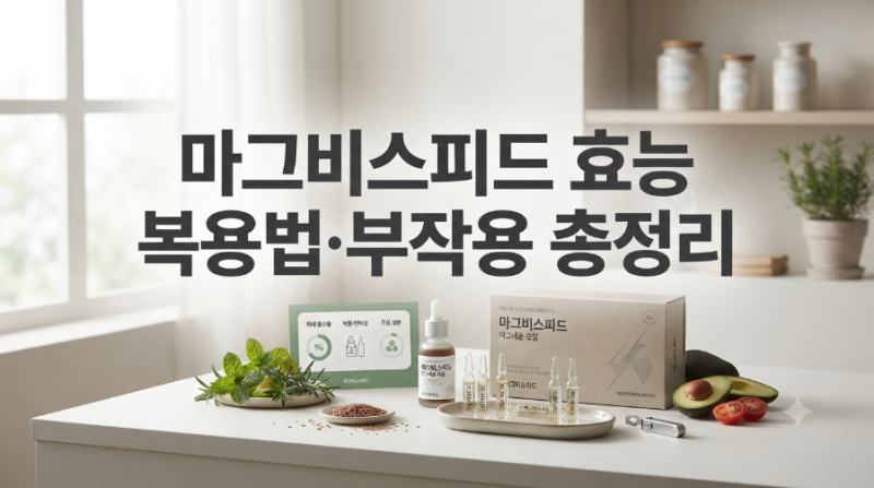마그비스피드 효능, 복용법, 부작용 및 액상 마그네슘 가격 총정리