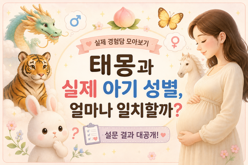 태몽과 실제 아기 성별, 얼마나 일치할까? 실제 경험담 모아보기