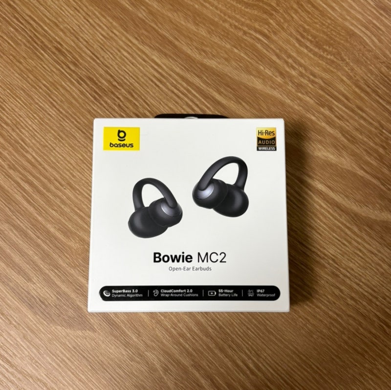 베이스어스 Bowie MC2 오픈형 이어폰 선물 받은 후기