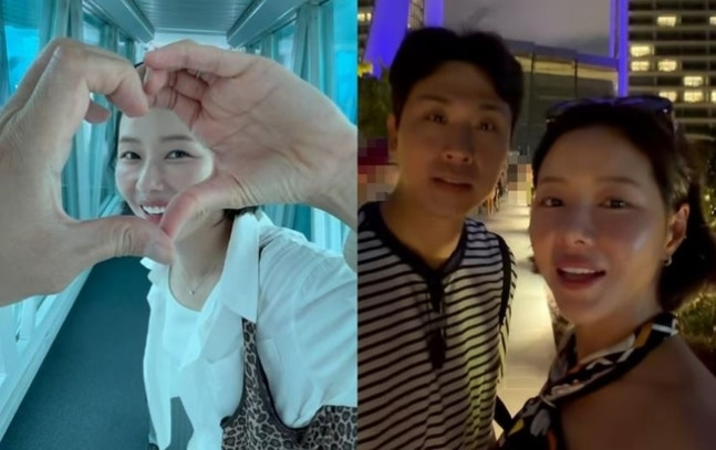 "아직은 신혼" 박하나♥김태술 싱가포르 여행, 결혼 1주년 근황