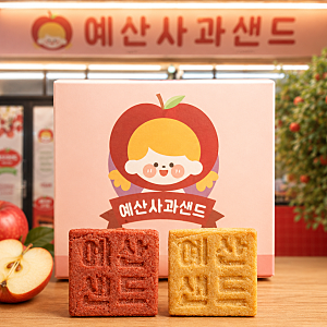 예산시장 디저트, 예산사과샌드 시그니처세트후기!