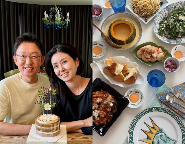 아침마당 손범수♥진양혜 아들에게 “양다리 걸쳐라” 한 이유…12년 열애 끝 결혼
