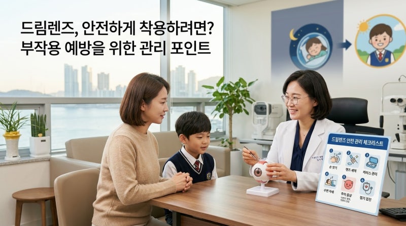 드림렌즈, 안전하게 착용하려면? 부작용 예방을 위한 관리 포인트 동래구드림렌즈잘하는곳 ....