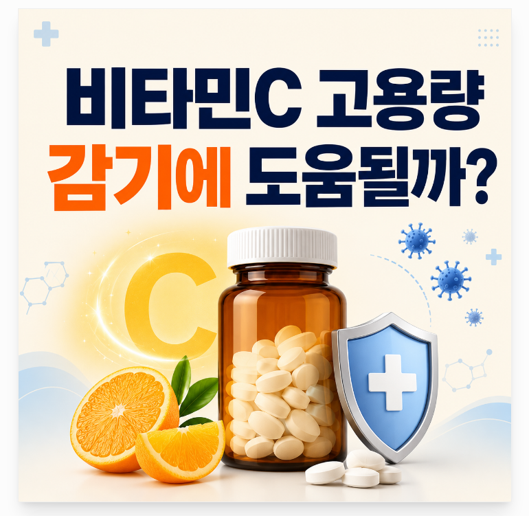 비타민C 고용량, 감기에 정말 도움이 될까? 약사가 근거로 알려드립니다