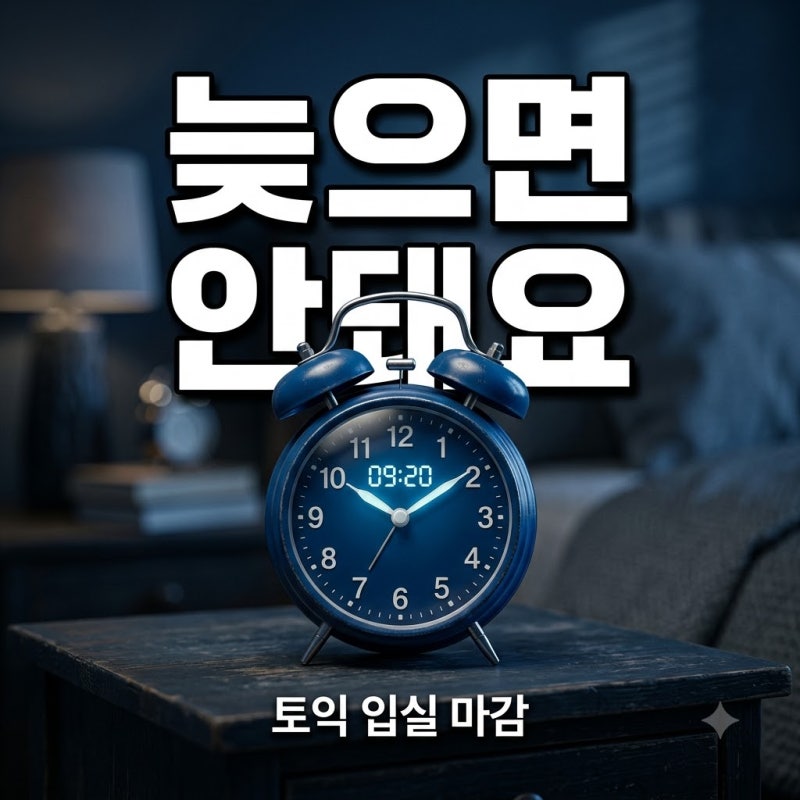 토익 입실시간 늦으면 큰일! 마감시간부터 준비물까지 총정리해요