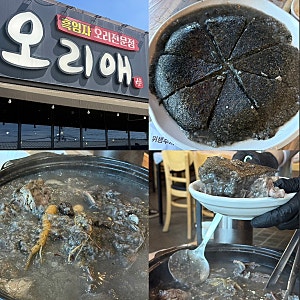 [천안 목천] 가족 외식 맛집 추천! 흑임자 누룽지 오리백숙 맛집 ‘오리애’
