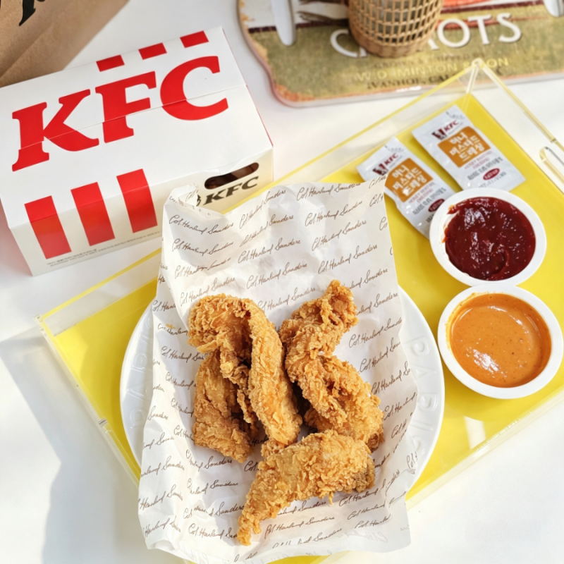 치맥하기 좋은 KFC 디핑 텐더 6조각 5,900원 칼로리 소스 할인 행사 총정리