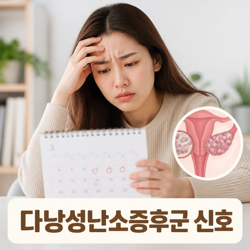 다낭성난소증후군 증상과 자가진단, 놓치기 쉬운 신호 정리