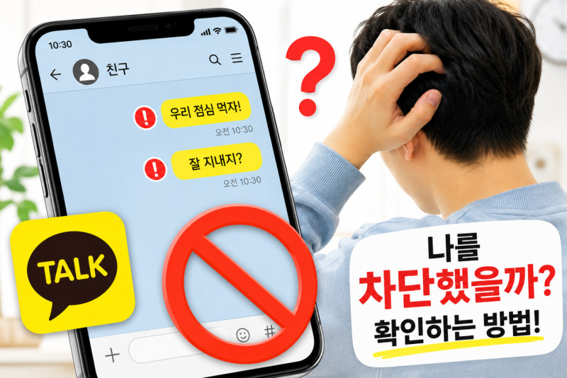 상대방이 나를 차단했을 때 나타나는 신호 5가지, 이것만 보면 알 수 있다? ｜카톡 차단 확인....