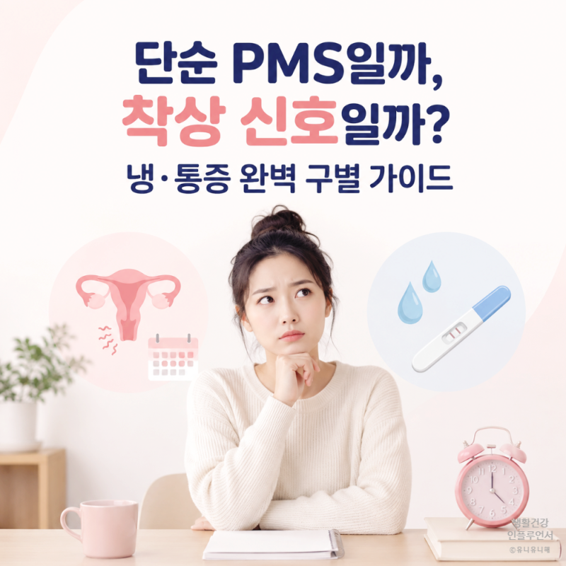 생리전증후군인 줄 알았는데, 임신 극초기 증상? 냉, 아랫배 통증 구별법