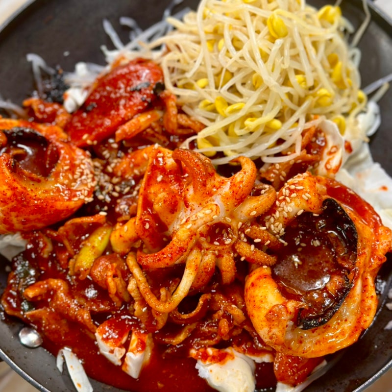 태안 안면도 현지인 맛집 명가식당 갑오징어불고기