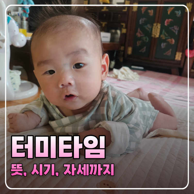 터미타임이란? 뜻, 자세, 시기, 울음별 대처법 정리