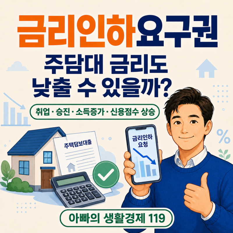 금리인하요구권 신청방법｜주택담보대출 금리도 낮출 수 있을까?