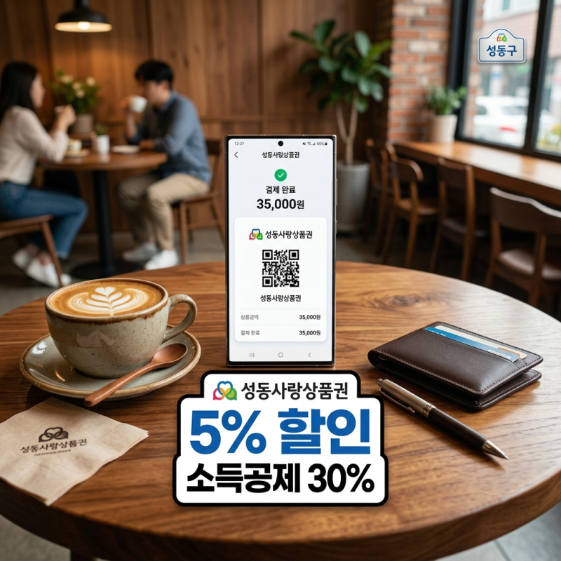성동사랑상품권 5% 할인 혜택 서울페이 구매법 소득공제 총정리