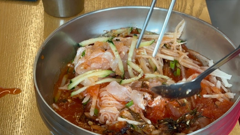 [포항] 물회의 정석! 맛집 매운탕서비스 주차 택배
