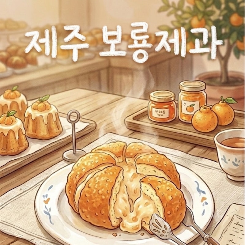 보룡제과, 성산 빵지순례 추천, 나혼자산다 소녀시대 유리의 제주 빵집