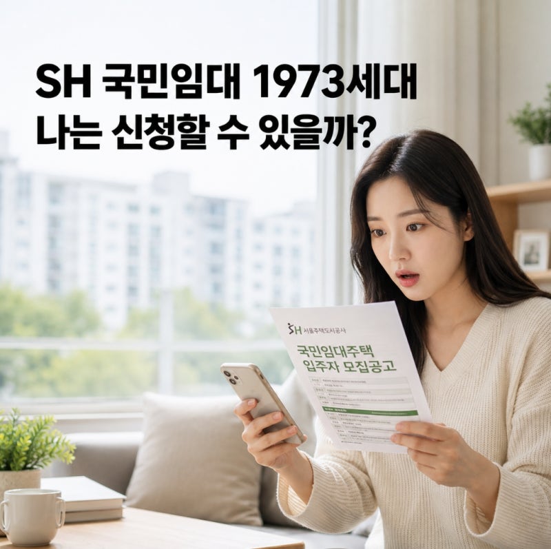2026 SH 국민임대주택 1973세대, 자격 소득기준 청약일정 총정리