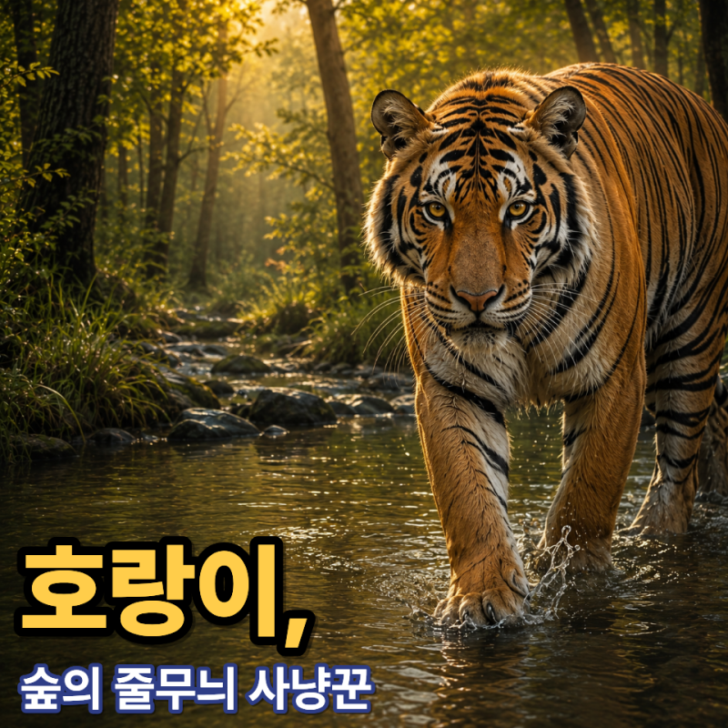 [포유류] 호랑이는 어떤 동물일까? 종류부터 특징·서식지·사냥과 생활까지