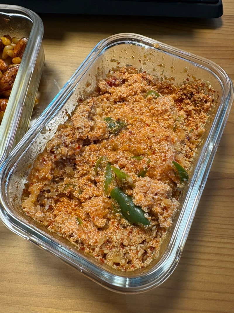 춈미 명란찜 만들기, 전자레인지로 간단하게 냉털하기