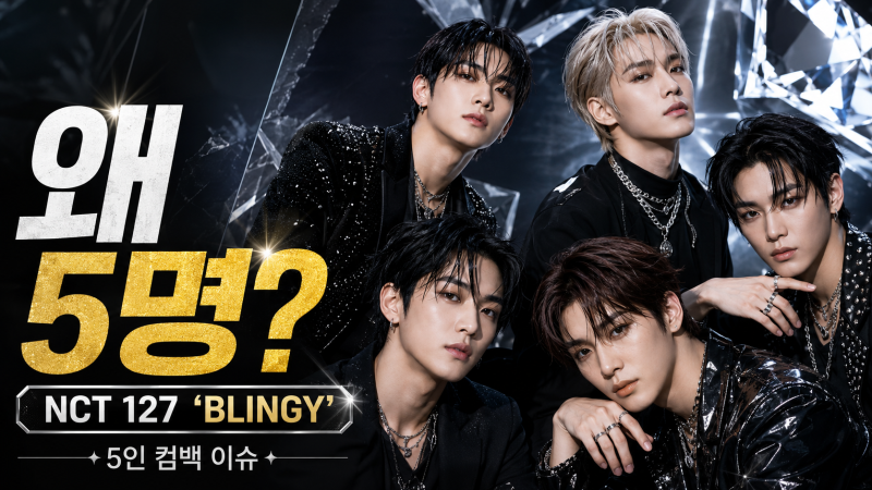 NCT 127 왜 5명만 컴백해? 마크 빠지고 도영·정우 없는 ‘BLINGY’ 멤버 정리