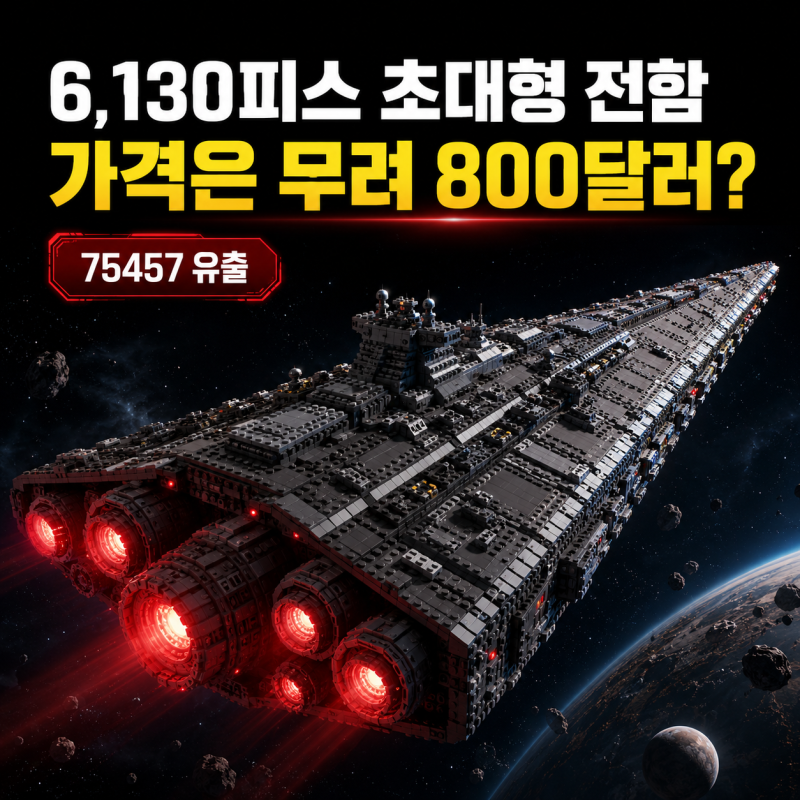 레고 스타워즈 75457 유출｜6,130피스 이그제큐터, 가격이 무려 800달러?