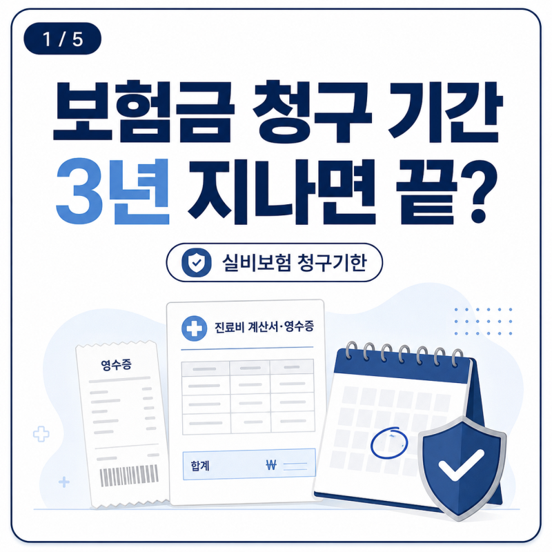 보험금 청구 기간 3년 실비보험 청구기한 확인방법 총정리