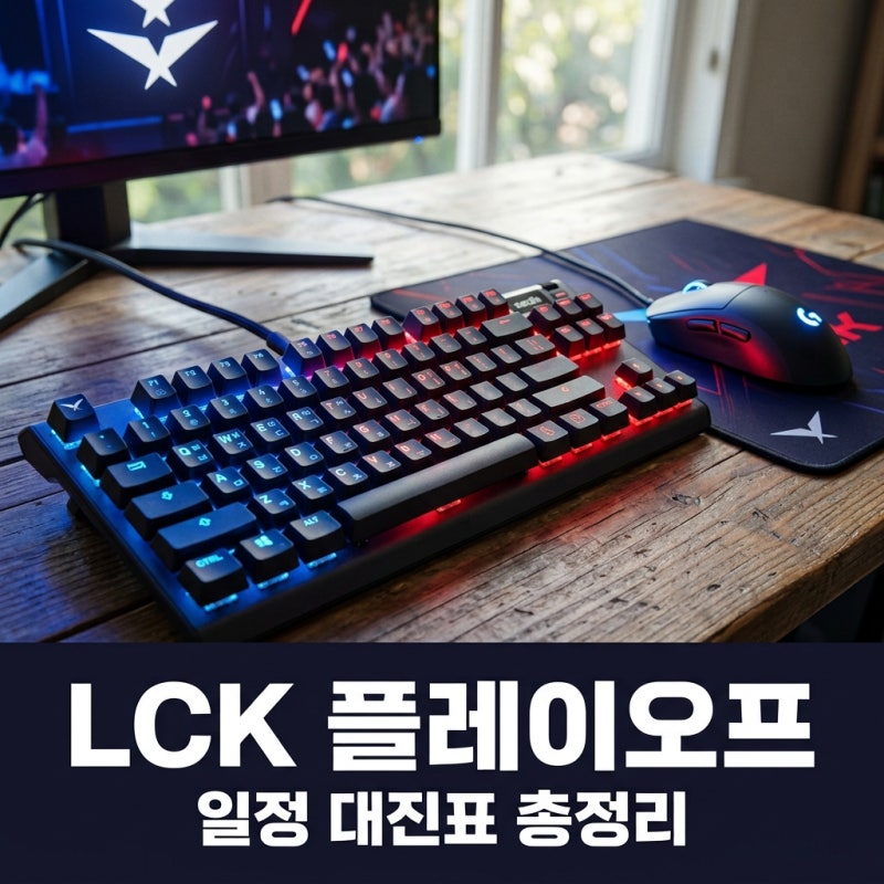 LCK 플레이오프 일정 대진표 총정리: 젠지 T1 롤드컵 진출 팀은?