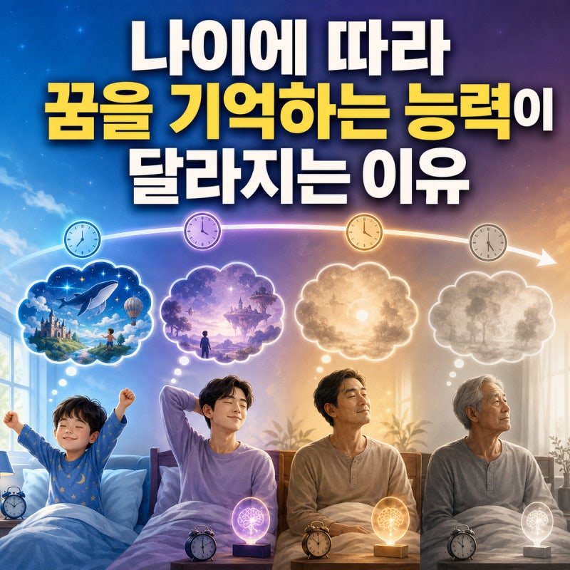 나이에 따라 꿈을 기억하는 능력이 달라지는 이유