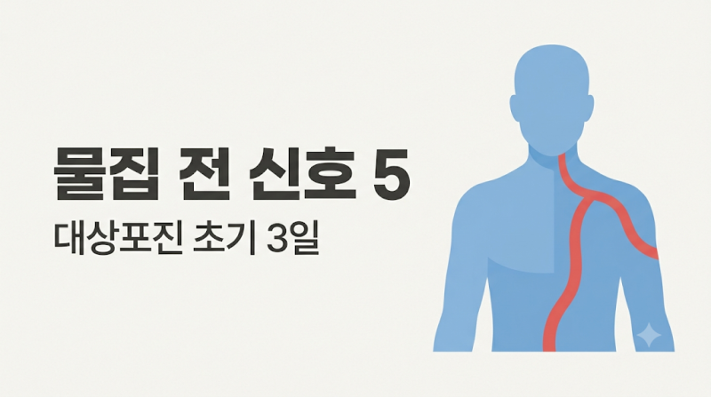 대상포진증상 초기 3일, 물집 나기 전 몸이 보내는 신호 5가지