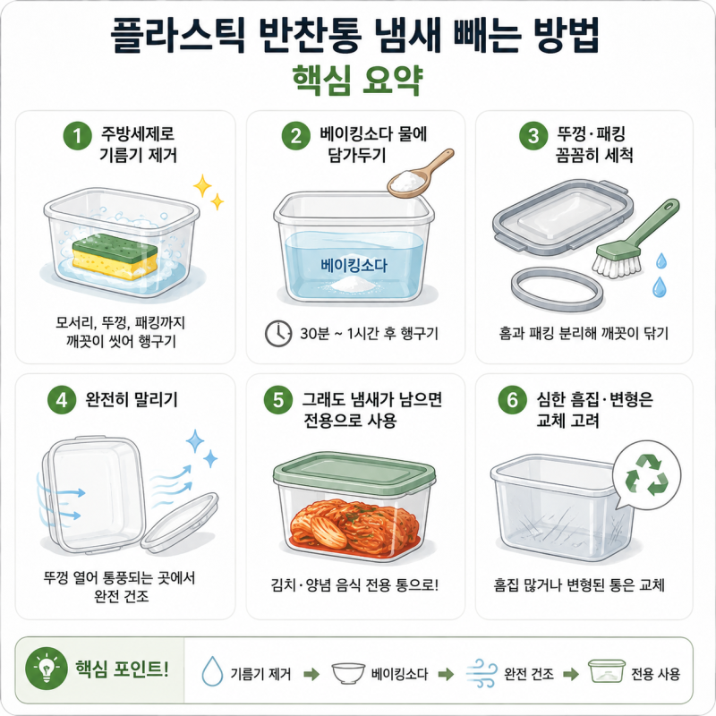 플라스틱 반찬통 냄새 빼는 법, 김치통 냄새가 안 빠질 때 이렇게 해보세요