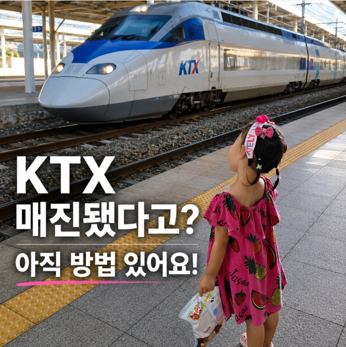 KTX 매진, 새벽3시 취소표 진짜일까? 예약대기부터 입석까지 표 구하는 방법