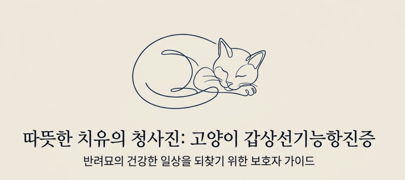 [대전 고양이 병원] 고양이 갑상선기능항진증의 원인과 치료 가이드