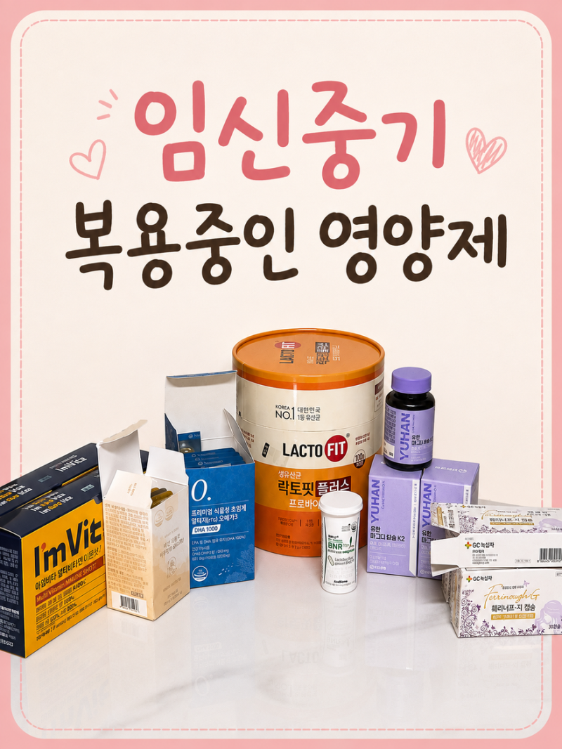 임신 중기 영양제 대공사｜철분제 부작용 변비부터 비타민D 용량 3000IU 맞추기까지