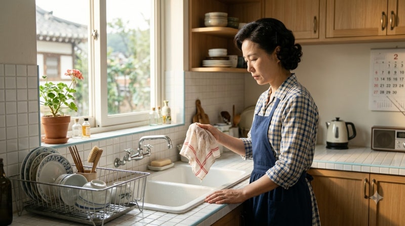 행주 냄비에 삶지 마세요! 전자레인지 1분으로 세균 99.9% 박멸하는 살림 꿀팁