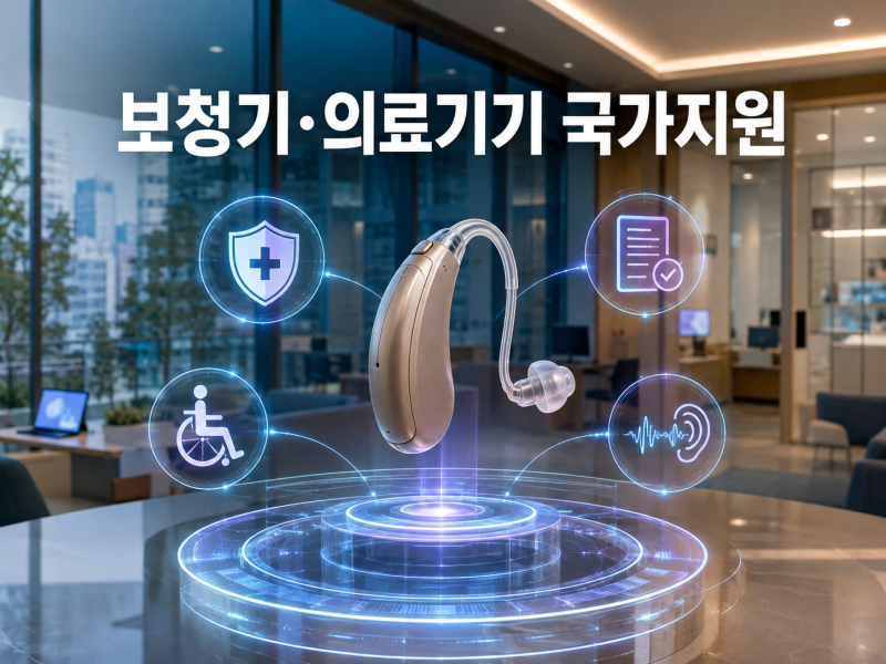 취약계층·일반인 보청기와 의료기기 구매비 지원받는 방법