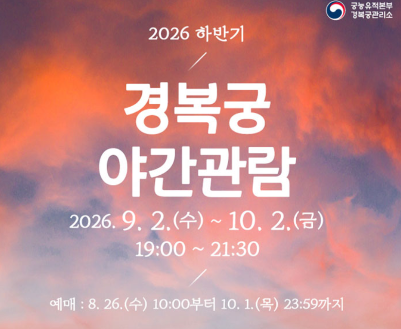 경복궁 야간개장 티켓 예매 오픈 실패했을때 입장 방법?