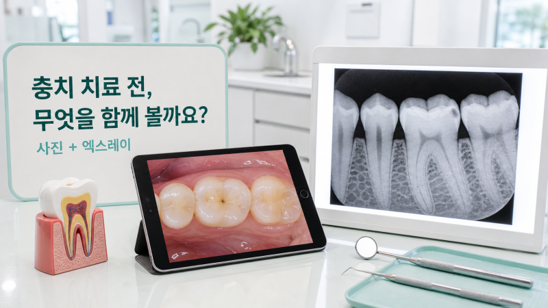 춘천 우두동 충치 치료 전, 사진과 엑스레이를 함께 보는 이유는? -춘천 김경수 치과