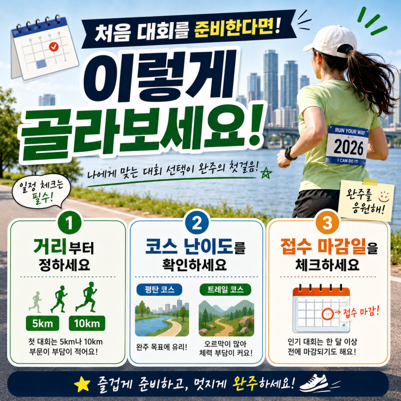 2026 러닝대회 일정 총정리｜하반기 남은 전국 마라톤·펀런 완벽 가이드