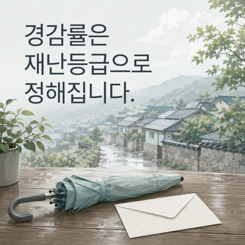 2026 특별재난지역 건강보험료 경감률 — 재난등급 따라 30~50%가 갈리는 구조와 노인틀니·보....