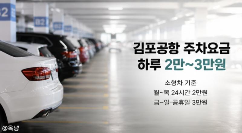 김포공항 주차장 주차요금 예약, 주차대행과 뭐가 다를까?