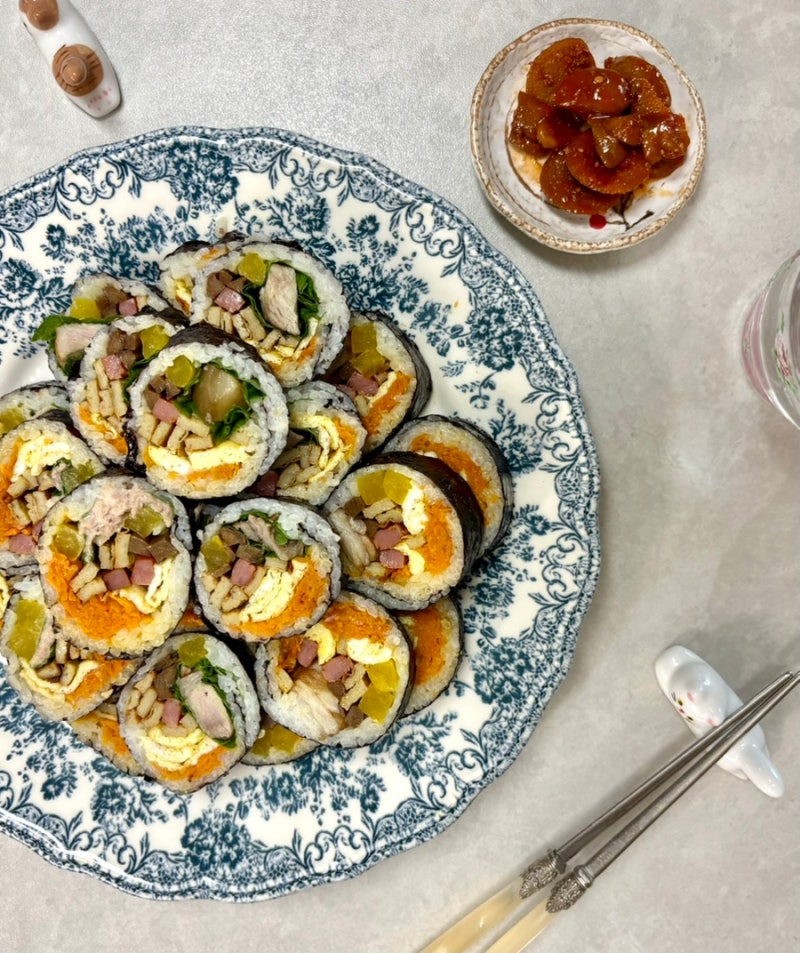 참치김밥 레시피 / 참치마요 만드는법 / 도시락 김밥 만들기
