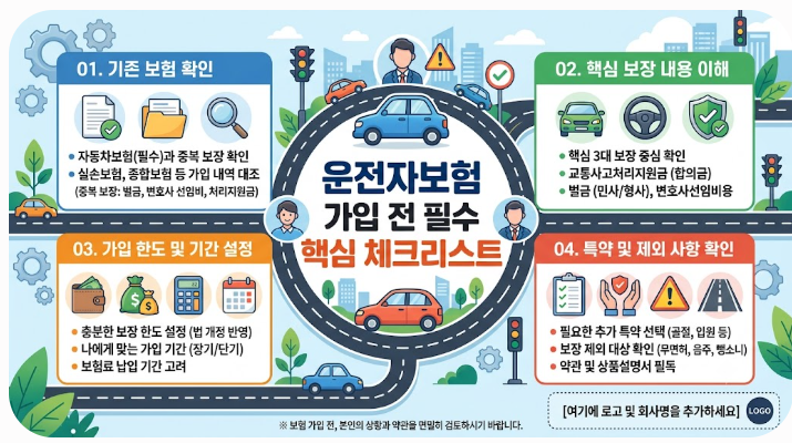 운전자 보험 가입 전 필수 확인! 3대 핵심 특약 및 디렉트 비교