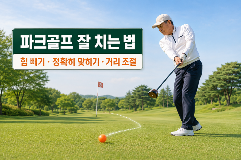 파크골프 잘 치는 법｜초보자가 실력을 빠르게 늘리는 7가지 방법