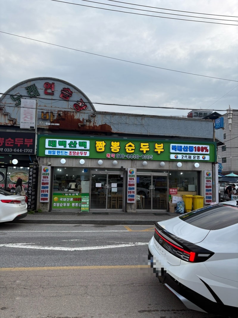 [강릉 맛집/디저트] 초당마을 짬순 성지 '태백산맥식당' 치즈짬뽕순두부 & '순두부젤라또 1호....