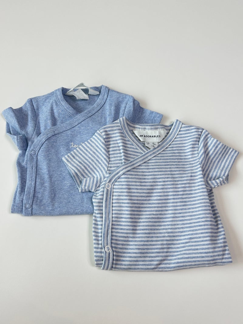 2개월 아기 바디수트 구매후기 (H&M, 유니클로 사이즈 비교)