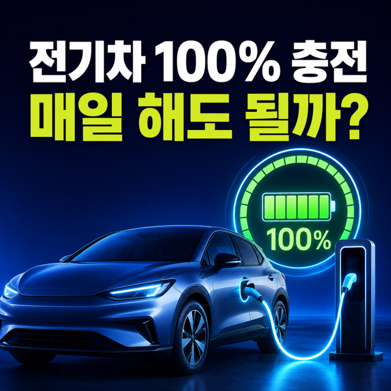 전기차 100% 충전 매일해도 괜찮을까 , 완충 충전량 확인하는 방법