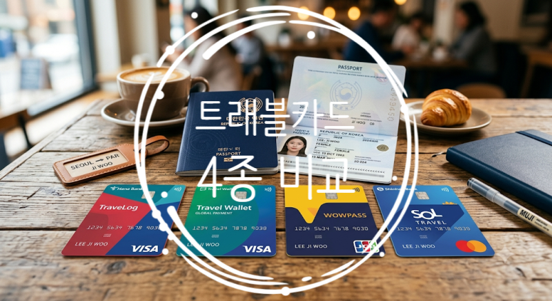 [해외여행 필수템] 2026 트래블카드 4종 완벽 비교 | 국가별 추천