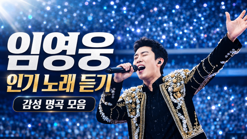 임영웅 노래 연속듣기, 하루 종일 듣기 좋은 플레이리스트 추천(1시간 연속)