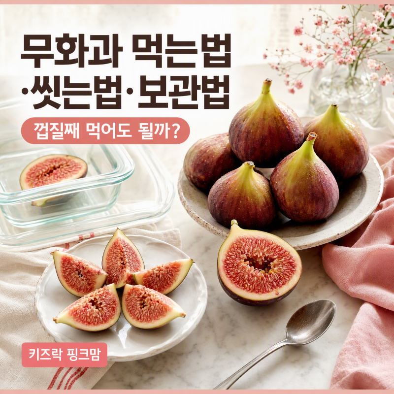 무화과 먹는법·씻는법·보관법 정리했어요